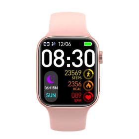 Huawei T900 Pro MAX L Smart Watch 8 Ultra BIG Screen Men Women Sports Fitness Wristwatch Heart Rate Blood Pressure Monitor Clock (Color: Pink)